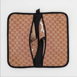 Multipurpose Gucci MLB canvas travel pouch